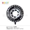 Globo de Neumático 18 pulgadas Cuadros Blanco y Negro Redondo Película de Aluminio Decoración Tema de Carreras Coche de Rally Fórmula Venta Caliente Inflable