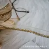 Ribete de Encaje de Organza con Cuentas de Cristal Multifacético de Colores para Decoración DIY de Faldas, Cuellos y Puños Hanfu Lolita