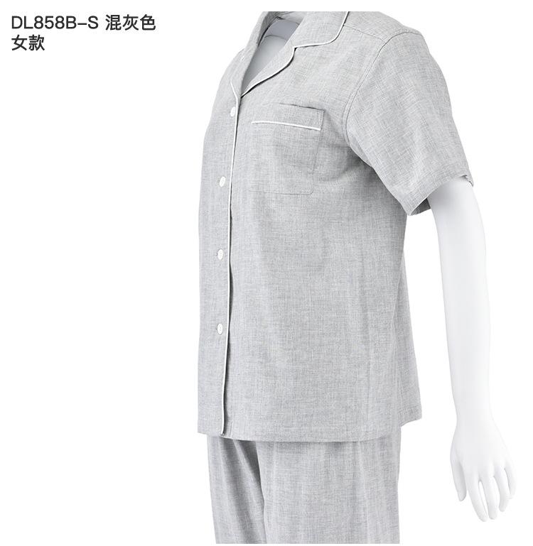 muji棉双层纱无侧缝短袖睡衣无印良品家居服_22.jpg