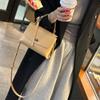 Bolso de Mano con Cierre de Piel de Vaca de Capa Superior Lote Nuevo Primavera y Verano Bolso de Hombro Versátil de Alta Gama Bolso Cruzado para Viajes Diarios Bolso para Mujer