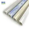 Diversificação de engenharia tira de fechamento de plástico-pedra de furo redondo de arco redondo protetor de canto acabamento de telha de PVC