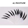 Accesorios para arco y flecha, 5 pulgadas, para tiro con pavo, plumas reales, arco y flecha, plumas en forma de gota, plumas con cabeza mareada, venta directa de fábrica