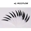 5 pulgadas color degradado dos colores objetivo de gota de agua pluma de pavo pluma de flecha pluma real color teñido a medias accesorios para arco y flecha DIY
