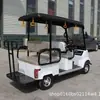 Vehículo Eléctrico de Cuatro Ruedas, Vehículo Turístico para Recorridos Turísticos, Autobús Lanzadera para Recorridos Inmobiliarios, Vehículo Eléctrico de Cuatro Ruedas con Plataforma para Caminar para Parques y Atracciones Turísticas