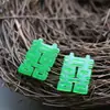 Dragão de Ferro Verde Esmeralda Verde Seco Redondo Pingente Dupla Felicidade Material DIY Antigo Hanfu Brincos Acessórios de Joias Artesanais