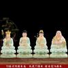 Las Tres Santas Estatuas de Buda de Saha están dedicadas al Salón Completo Familiar de Adornos de Buda Guanyin Ksitigarbha Bodhisattva Sakyamuni Buda Maitreya
