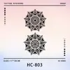 Tatuaje Temporal de Flores Tótem Mandala Herbal para Hombres y Mujeres Impermeable Duradero Jugo Semi-Permanente Tatuaje Artificial No Reflectante