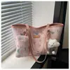 2026 Bolso de Hombro Bordado de Mariposa de Gran Capacidad Portátil Elegante de Moda Bolso de Mano Dulce Artístico Bolso Tote