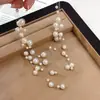Collar de Perlas Gypsophila para Mujer, Gargantilla de Hilo de Pescar con Cuentas Hecha a Mano de Múltiples Capas, Accesorio Tejido Versátil
