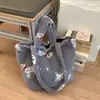 Bolso de Piel de Gran Capacidad para Otoño e Invierno para Mujer 2025 Nueva Moda Bolso de Mano de Pelo de Cordero Bolso Tote de Felpa Versátil Ins
