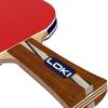 Loki Thor Raqueta de Tenis de Mesa OEM/ODM OEM OEM Dos Disparos Tres Bolas Raqueta de Entrenamiento para Principiantes Empuñadura de Lápiz Golpe Horizontal