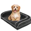 Cama Cuadrada de Peluche para Mascotas Sueño Profundo Extraíble y Lavable Sofá para Mascotas Perrera para Gatos