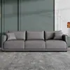 Sofá Pequeno Apartamento Luxo Leve Tecido Tecnológico Duplo Três Lugares Nórdico Sala de Estar Moderno Simples Apartamento Descartável Loja Celebridade da Internet