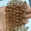 Xingtai Vidrio de Cristal Cuentas Sueltas Accesorios para Joyería DIY Cortina de Cristal Accesorios para Ropa y Bolsos Cuentas de Linterna de Cristal de 40 Caras