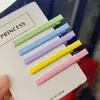 Clip de pico de pato plano esmerilado de una sola pieza de 6 cm clip de crema hecho a mano DIY accesorios para horquillas clip de color caramelo clip para flequillo clip de borde