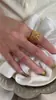 Anillo de Diseñador Único con Encaje Pesado y Banda Ancha para Mujer, Anillo de Alta Calidad Versátil y de Moda Estilo Coreano Apilable