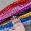Cuerdas de Cabello Trenzadas de Colores, Bandas para el Cabello de Rastas de Siete Colores, Accesorios para el Cabello de Niños, Cuerdas para el Cabello de Rastas, Cintas Doradas
