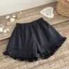 Estilo Ins Verano Niña Bebé Moda Delgado Floral Sin Mangas Cuello con Volantes Top y Pantalones Sueltos para Niñas Bebés