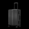 Maleta Trolley de Marco de Aluminio para PC Retro Personalizada de 24 pulgadas Dopamina Rueda Universal Maleta Estudiante Color Caramelo