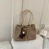 Bolsa Casual de Moda Versátil de Grande Capacidade Estilo Verão 2026 Transfronteiriça Bolsa Tote Simples de Ombro e Axila