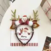 Diadema de Cuernos con Bola de Pelo Roja Navideña Palo Retorcido Otoño e Invierno Diadema de Cuernos de Árbol de Navidad Accesorios Versátiles para el Cabello para Fotos