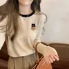 Camiseta de manga larga de terciopelo alemán de color contrastante para mujer, nuevo estilo otoño e invierno, forrada de polar, engrosada, cálida, cuello redondo, corte ajustado, top de moda