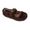 Zapatos Peludos para Otoño e Invierno 2025 para Usar al Aire Libre, Zapatos de Algodón Cálidos Forrados de Felpa, Zapatos Mary Jane Estilo Hada Antideslizantes, Zapatos Tipo Gorro de Suela Suave