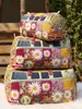 2026 Cross-Border Temu Amazon Site Independente Nova Bolsa de Armazenamento Acolchoada Bolsa de Maquiagem Conjunto de Três Peças Bolsa Multifuncional