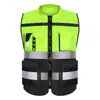 Chalecos Reflectantes para Sitios de Construcción, Protección de Seguridad, Actividades de Voluntariado, Ropa Reflectante al por Mayor, Transpirable y Ligero