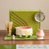 Bol de matcha estilo japonés, utensilios para preparar té de la Dinastía Song, taza de té de cerámica, agitador, batidor de matcha, juego de batidores de té