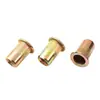 Acero Inoxidable 304 (Estándar RU/EE. UU.) Tuercas Remachables, Tuercas Remachables de Color Zinc, #6, #10, 1/4-20, 5/16-18, 3/8-16