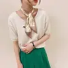 (Personalizado) Bufanda de Seda de Moda Corbata Lazo para el Cabello Adorno para la Cabeza Sentido de Alta Gama Pequeño Fresco Fina Estrecha Banda para el Cabello de Mujer Cinta Primavera y Otoño
