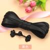 Hengmeihe Botón de Plato Cheongsam Botón Tradicional Hecho a Mano Hierba de Dos Hojas Traje Tang Accesorios Decorativos Chinos Accesorios de Ropa