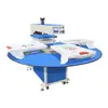 Máquina Hidráulica Automática de Cuatro Estaciones para Transferencia de Calor en Ropa y Patrones de Impresión para Ropa Máquina de Estampado en Caliente y Prensado de Transferencia de Calor de Cama Plana