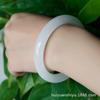 Venta al por mayor de fábrica Productos A Pulsera de jade de Guizhou Pulsera de jade verde aceite verde claro redonda de jade blanco suministro en vivo venta al por mayor