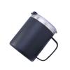 Caneca de aço inoxidável 304 com alça, camada dupla a vácuo, copo de água para escritório, copo de café portátil, copo a vácuo