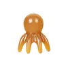 Peine Masajeador de Pulpo Cabezal Masajeador de Meridianos Terapia de Acupuntos del Cuero Cabelludo Peine de Dientes Anchos Pulpo Peine Gua Sha 3952