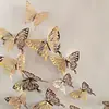 Atrezo fotográfico, adorno, decoración y fondo fotográfico de valle de mariposas de papel hueco metálico 3D