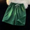2024 verão estilo luz shorts masculino novo plus size casual versátil casal Candy multi-colorido estilo Hong Kong calças curtas soltas