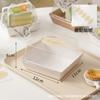 Caja de Embalaje para Pastel en Rebanadas de 3 pulgadas 4 pulgadas Postre Mille-feuille Tiramisú Pastel Sparta Elevada para Llevar