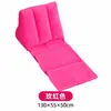 Cojín Triangular Inflable de PVC con Respaldo Afelpado para Camping al Aire Libre y Uso en la Playa, Cojín de Playa Inflable para Comercio Transfronterizo