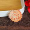 Tarjeta de Pasteles de Luna de Mediados de Otoño Llavero Etiquetas Colgantes Accesorios Hechos a Mano DIY Texto de Buena Suerte Acrílico Adornos Colgantes para Bolsos