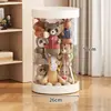 Contenedor de almacenamiento grande para muñecas, caja de almacenamiento transparente para juguetes de peluche y peluches, una herramienta mágica de almacenamiento