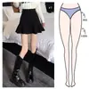Saia sereia, saia evasê, saia curta, saia de meia-calça feminina outono e inverno 2024 nova de cintura alta, saia justa, saia de inverno