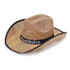 Chapéu de Palha Novo Estilo Primavera e Verão com Aba Larga, Chapéu de Proteção Solar, Chapéu de Pescador Versátil para Homens e Mulheres para Uso ao Ar Livre, Chapéu da Moda com Letras para Cobertura Facial