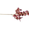 Envío Directo de Fábrica de Accesorios de Fotografía de Hoja de Eucalipto Premium de Tres Ramas Transfronterizos, Paisajes de Jardín, Decoraciones Artificiales de Flores para Bodas