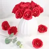 Flor Rosa Peônia Austin Simulada Salão de Casamento Parede de Flores Arranjo de Flores Vaso de Flores Arranjo de Flores Mesa de Jantar Posicionamento no Prato