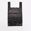 Saco de Lixo Preto para Uso Doméstico e Comercial Espessado e Ampliado Atacado Descartável Portátil Estilo Colete Saco de Lixo Plástico Preto