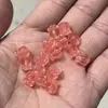 Pó de Concha Lírio-do-Vale Prensado Contas Espaçadoras Tridimensionais para Pulseira com Design de Furo Passante Esculpido Acessórios para Pulseira Colar DIY Contas Venda por Atacado
