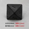 Suministro Transfronterizo Obsidiana Natural Poliedro Juego de Mesa Dungeons & Dragons Dados Dnd Z03 Set Mate